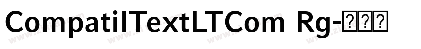 CompatilTextLTCom Rg字体转换